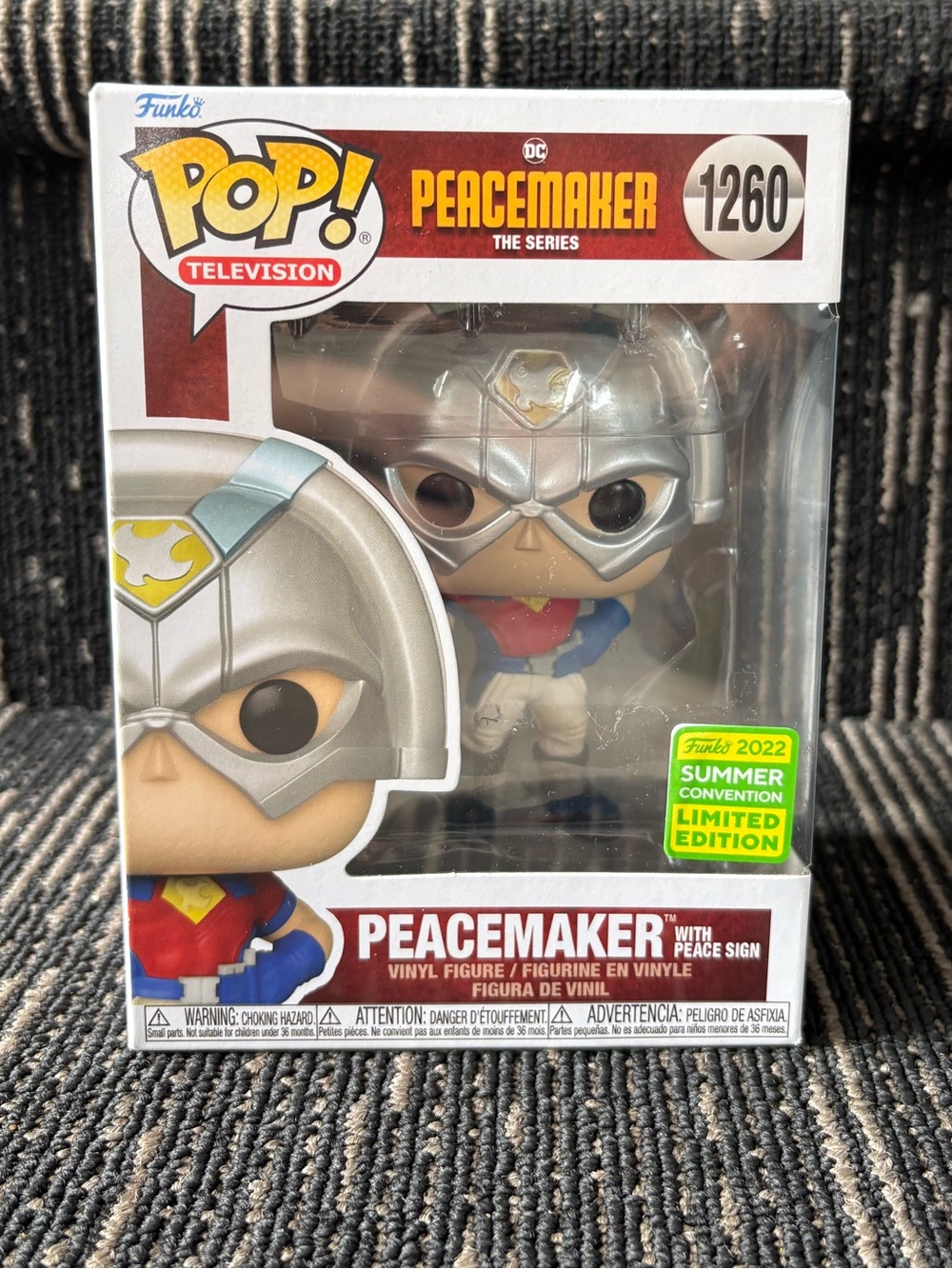 Funko Peacemaker Pop! Vinyl Figure - Silver, Blue, Red
